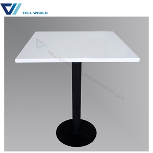 High Glossy Fast Food Restaurant Tables and Chairs