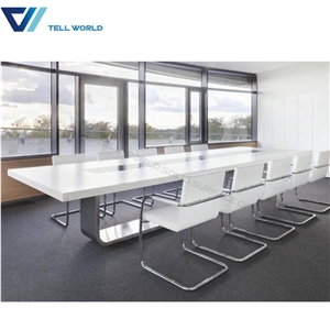 High Glossy Table Meeting Modern Conference Table