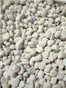 Promotion 30-50mm Pure White Pebble Stone Beautiful Stone