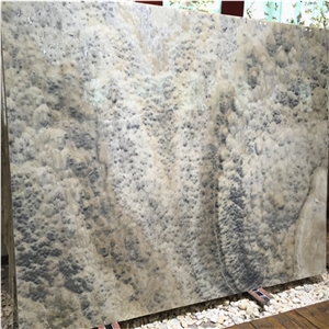 Hot Sale Big Slabs Available Mexico Silver Gray Onyx Gray Tiger Onyx