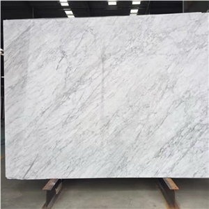 Polished White Carrara 2cm Big Slabs Italian Bianco Carrara Cd
