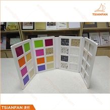 Exquisite Custom Plastic Stone Display Book Sample Book