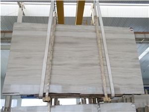 China Supplier Strada Mist Marble Slabs & Tiles & Cut to Size,White Wooden White Marble Quarry Owner