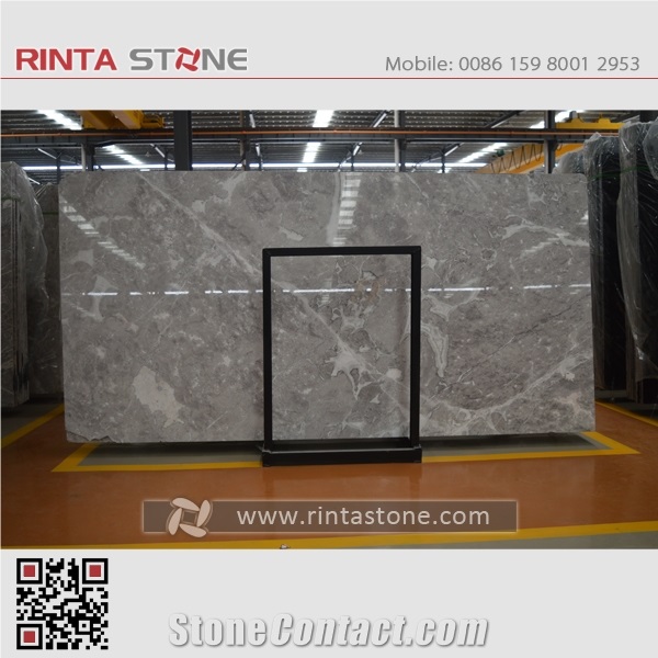 Athena Grey Cloud Gray Marble Slabs Tiles for Hotel Floor Covering Wall Cladding Tv Backgroud
