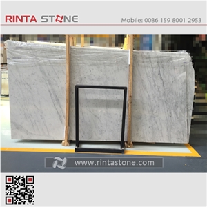 Bianco Cararra Zebrino White Marble Calacatta Italy Tiles Panel Wall Cladding Flooring Covering Pattern Slabs