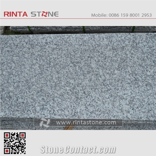 Big Flower White Granite G439 China Natural Cheap Grey Stone Slabs Thin Tiles Floor Wall Covering Square Pavers for Project