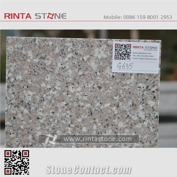 China New G635 Anxi Red Granite Slabs Tiles Countertops Cheaper Stone Cut to Size Wall Flooring Kitchen Tops