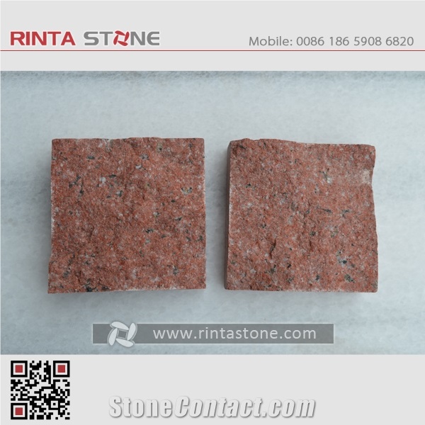 China Red Granite Chinese Natural Colour No Dyed / No Painted Dark Red Stone