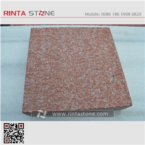 China Red Granite Chinese Natural Colour No Dyed / No Painted Dark Red Stone Tiles Slabs