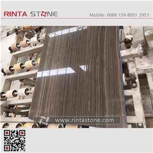 Coffee Wood Vein Marble Chinese Obama Wooden Eramosa Stone Big Slab Wall Cladding Floor Thin Tiles Skirting