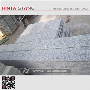 G341 Natural Cheap Shandong Grey Granite Gray Sesame Stone Building Material Slabs Thin Tiles Countertops Solid Wall Cladding Flooring Pavers