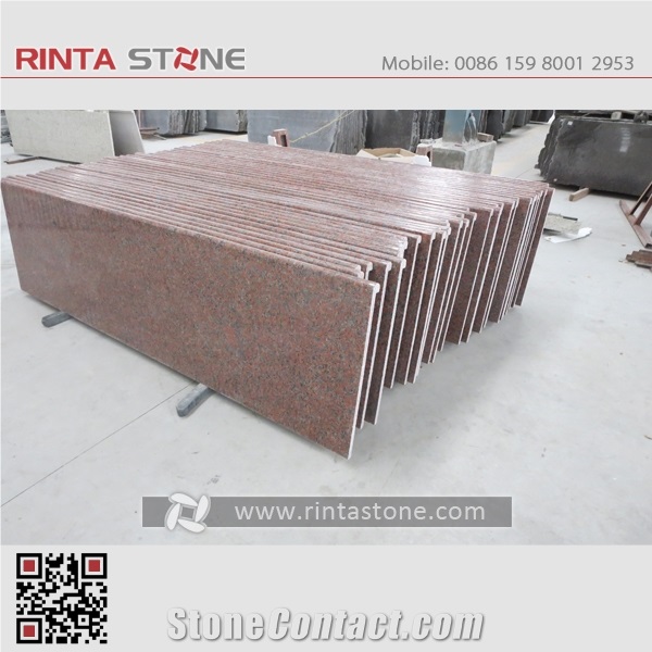 G562 Granite Cenxi Leaf Maple China Chinese Natural Dark Red Stone Slabs Tiles
