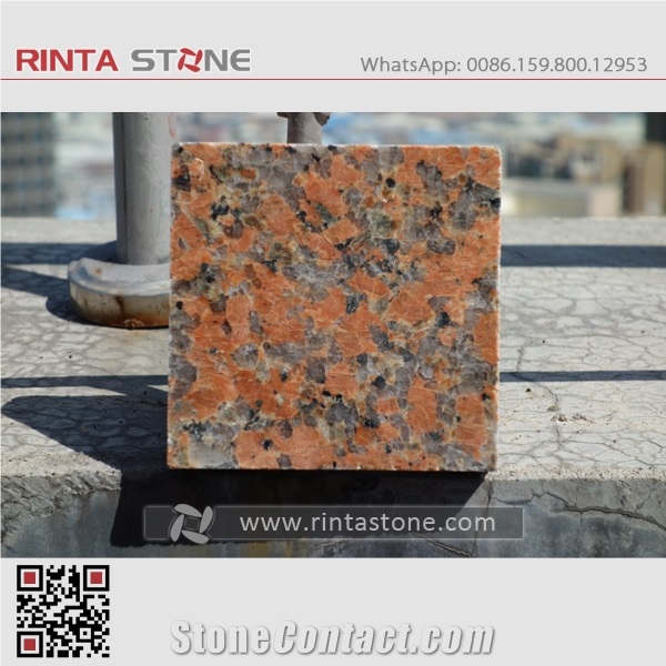 G562 Granite Maple Red China Chinese Natural Dark Red Stone Slabs