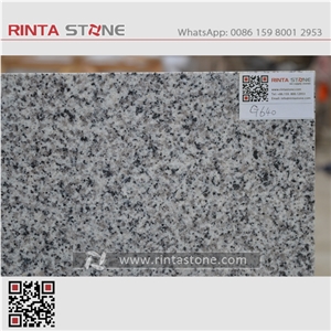 G640 China Natural Cheap Grey Polished Granite Barry Black and White Flower Bianco Sardo Gray Stone Thin Tile Slab