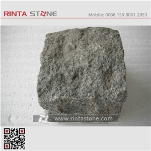 G654 Impala Black China Natural Cheap Dark Grey Granite Building Material Mushroom Split Face Wall Stone