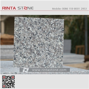 G655 Natural Cheap China Grey Granite Rice Grain White Stone Slab Thin Tile Floor Wall Covering Skirting Solid Paver Building Material