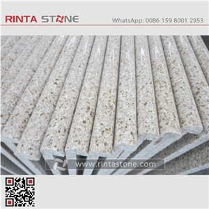 G682 China Natural Cheap Rust Yellow Granite Shandong Rusty Beige Stone Customized Countertop Solid Surface Pre-Fabricated Kitchen Island Top