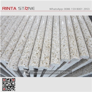 G682 China Natural Cheap Rust Yellow Granite Shandong Rusty Beige Stone Customized Countertop Solid Surface Pre-Fabricated Vanity Top