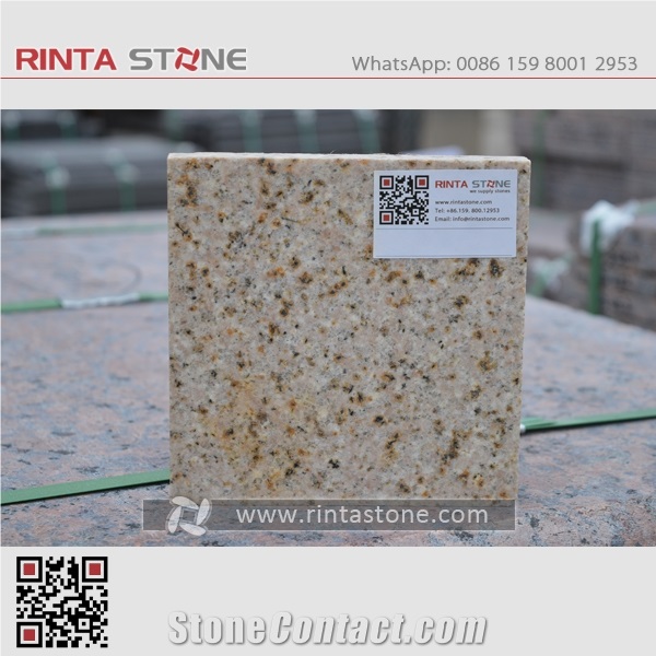 G682 China Natural Cheap Rusty Yellow Granite Shandong G3582 Polished Stone Big Slabs Floor Thin Tiles Wall Cladding