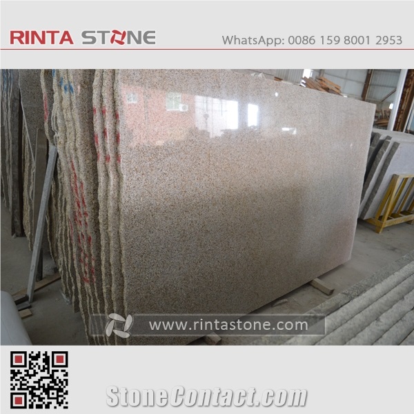 G682 China Natural Cheap Rusty Yellow Granite Shandong G3582 Sunset Gold Stone Polished Big Slab Floor Wall Thin Tile Countertop Flamed Pavers Factory