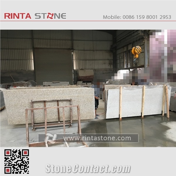 G682 G3582 China Natural Cheap Rusty Yellow Granite Shandong Padang Giallo Polished Stone Big Slabs