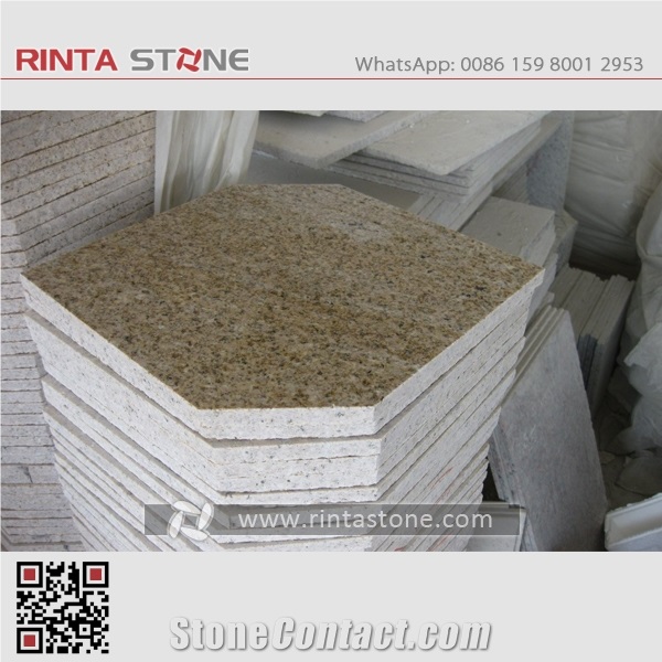 G682 G3582 China Natural Cheap Rusty Yellow Granite Shijing Beige Rust Stone Big Slabs Floor Wall Thin Tiles
