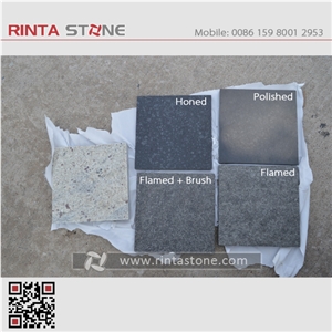 G684 Fuding Black Pearl Basalt China Natural Cheap Beauty Stone Slab Floor Wall Thin Tile