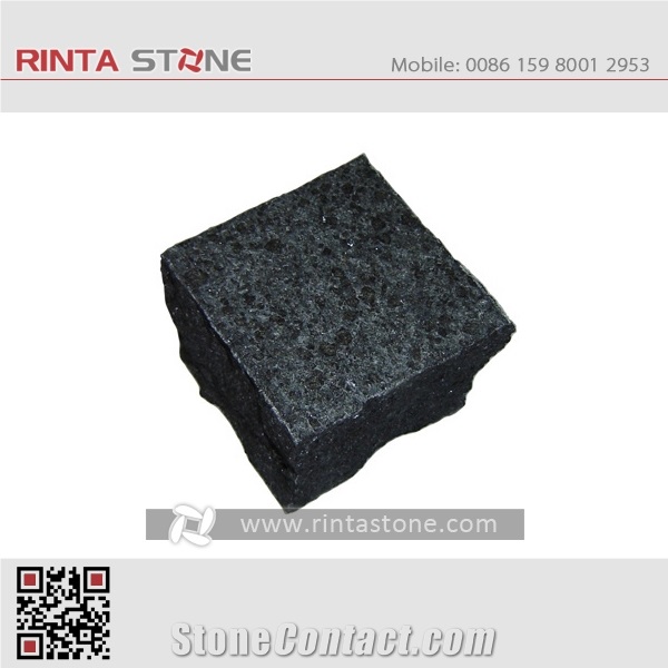 G684 Fuding Black Pearl Basalt China Natural Cheap Beauty Stone Slab