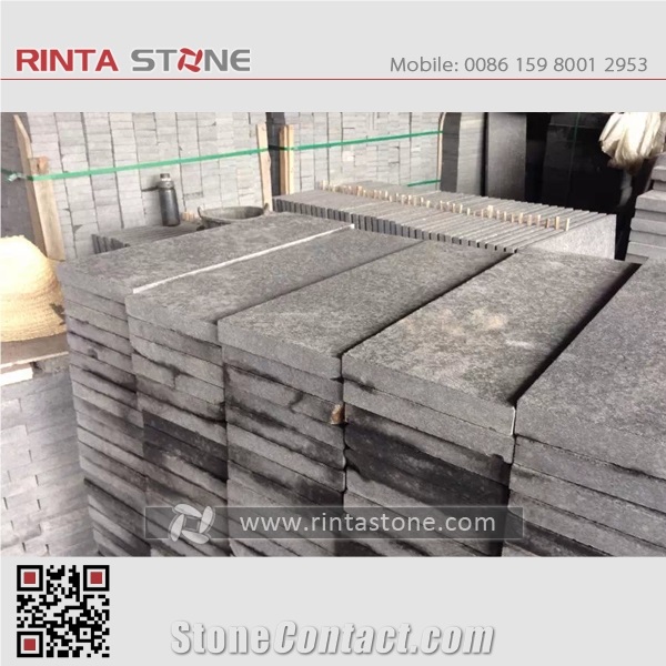G684 Fuding Stoma Black Pearl Basalt Paver China Natural Cheap Padang