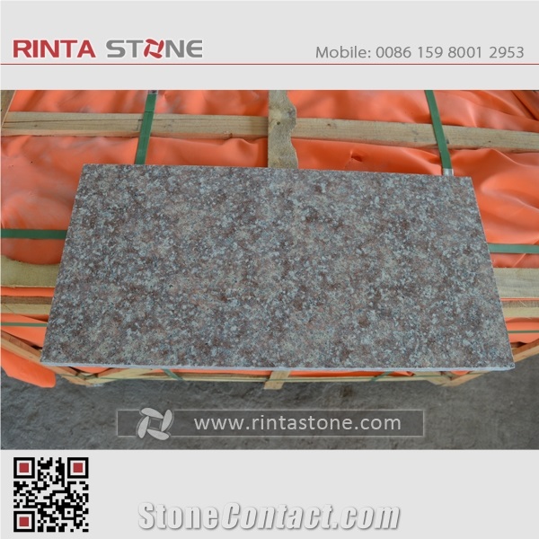 G687 Peach Red Cherry Pink Granite Slabs Tiles Countertops Cut to Size Wall Flooring Kitchen Tops