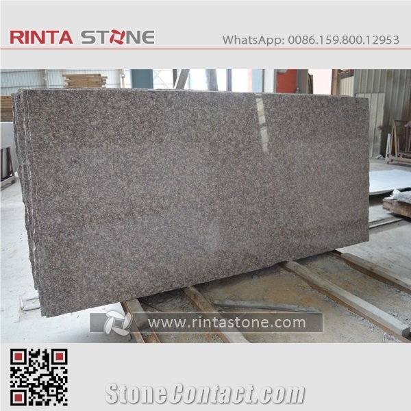 G687 Peach Red Cherry Pink Granite Slabs Tiles Countertops Cut to Size Wall Flooring Kitchen Tops