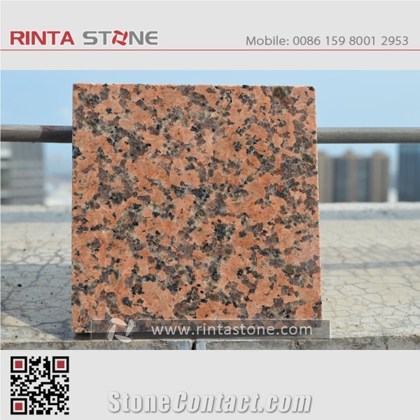 Guangxi Hong Guilin Red Granite Slabs Tiles