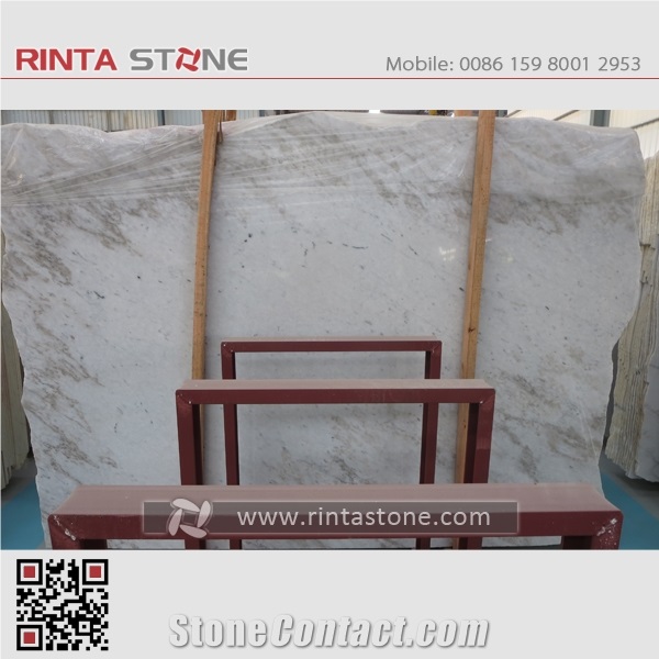 Guangxi White Marble China Chinese Natrual Stone Gangsaw Slabs Tiles