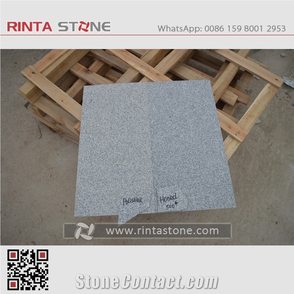 New G603 China Natural Cheap Light Grey Granite Sesame Gray Honed Stone Flooring Wall Thin Tiles Floor Tile Slabs Big Slab