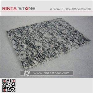 Seawave White Granite G377 China Natural Cheap Building Material Spray White Breaking Waves Hailing Hua Stone Tiles Slabs Flooring Vanity Top
