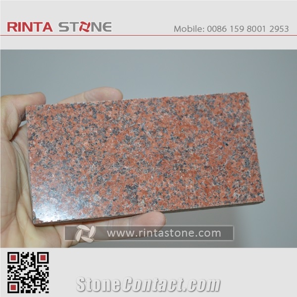 Tian Shan Red Granite Stone Slabs Tiles