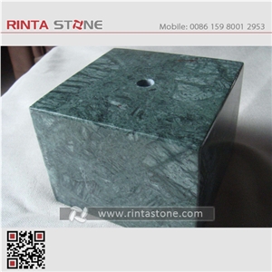 Verde Guetmela Natural Dark Pure Green Stone Marble Tiles Gangsaw Slabs
