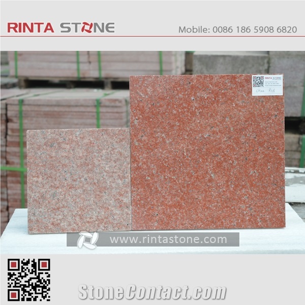 Yingjing Red Granite Chinese Natural Red Colour Stone