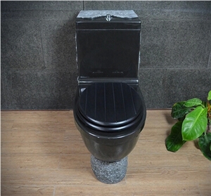 Shanxi Black Granite Toilet,Stone Bathroom Toilet