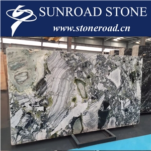 Ice Jade Marble / Silver & Pretty & Grey & Green Stone Marble Slabs