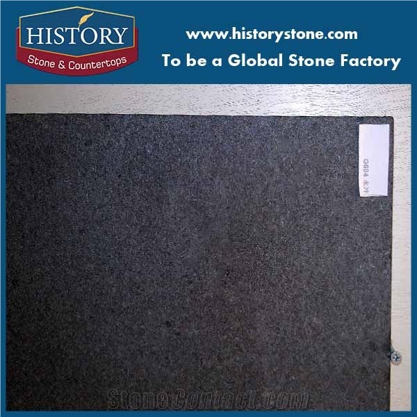 China Cheap Big Black Natual Granite G684 Granite Stone Slabs &Tiles in 20mm&30mm Thickness, Water Jet Black Slabs,Tiles, Floor Covering