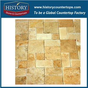 Chindese Factory French Beige Travertine Style for Bathroom Wall Honed/Polishing Surface at Good Price