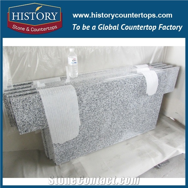 Chinese Cheap G640 Granite, Granite Countertops, High Grade Beautiful Natural Luna Pearl Granite Countertops