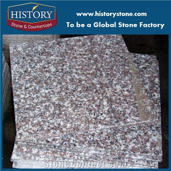 Chinese Supplier High Quality Polishing Granite Tile and Slab Floor Tiles，20mm&30mm Brainbrook Brown/Cherry Luoyuan Red Natural Granite Slabs