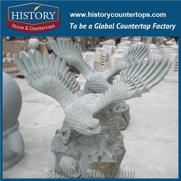Handcarved Natural Stone Granite Animal Statues for Outdoor Decoration, Best Selling Stone Sculptures for Sales