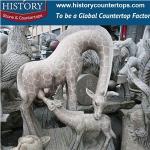 Historystone Animal Sculptures Ideas is Western Statues with Natural Garanite Stone