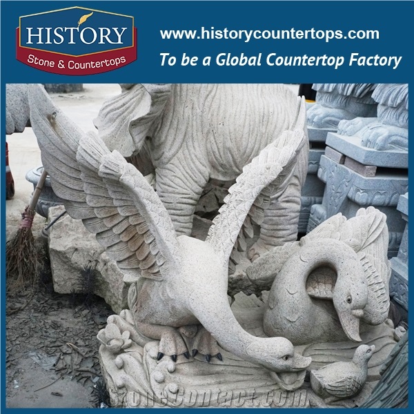 Historystone Animal Sculptures Ideas is Western Statues with Natural Garanite Stone
