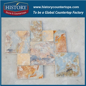 Historystone Rust Slate Wall/Floor Tiles Covering Outdoor and Indoor Withing French Pattern