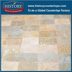 Historystone Slate Slabs Cutting to Tiles Of the Wall/Floor 60x60 Size