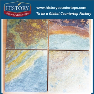 Historystone Slate Stone Floor Covering Withing French and Versailles Pattern